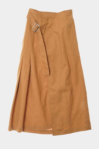 merlot rap - linen blend Skirts[WOMAN 28~30]