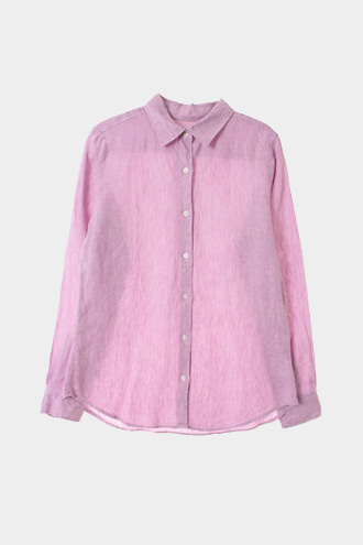 UNIQLO 셔츠 - linen 100% blend[WOMAN 55]