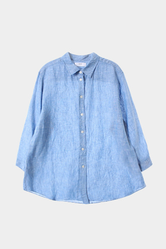 UNIQLO 7부 셔츠 - linen 100% blend[WOMAN 88]