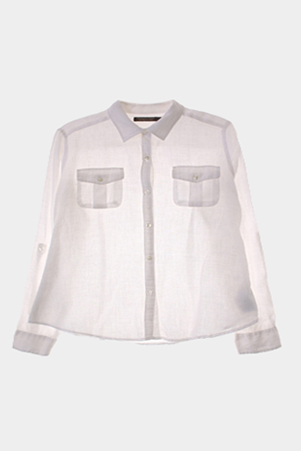UNIQLO 셔츠 - linen 100% blend[WOMAN 55]